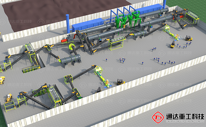有機(jī)肥圓盤造粒生產(chǎn)線